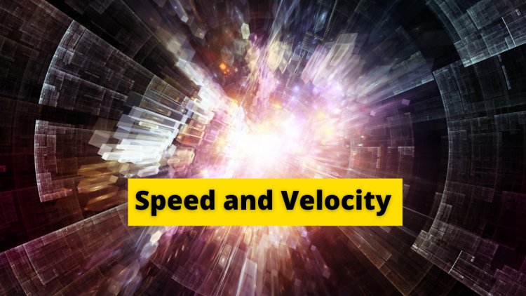 Speed and Velocity